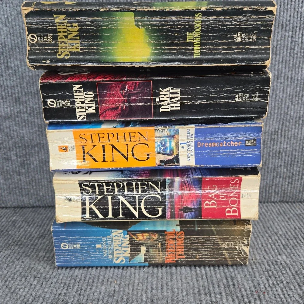 Stephen King‎ Mixed Novels Lot 5 Books Dreamcatcher Dark Half Tommyknockers